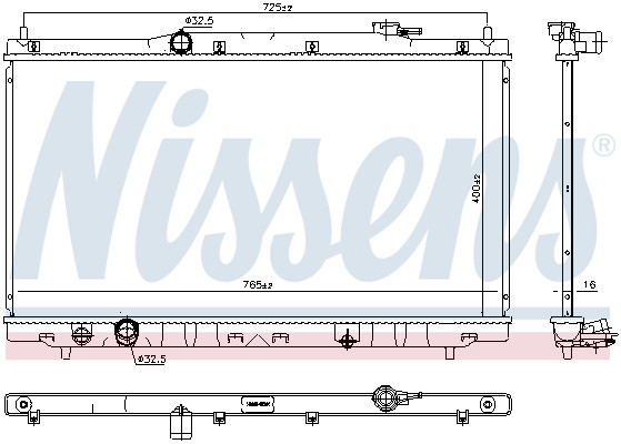 NISSENS Kühler, Motorkühlung