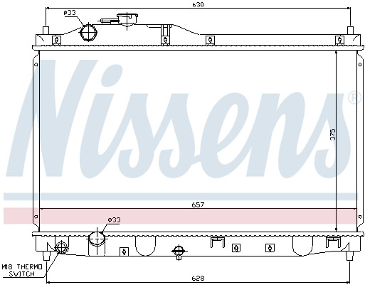 NISSENS Kühler, Motorkühlung