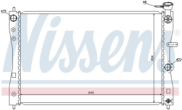 NISSENS Kühler, Motorkühlung