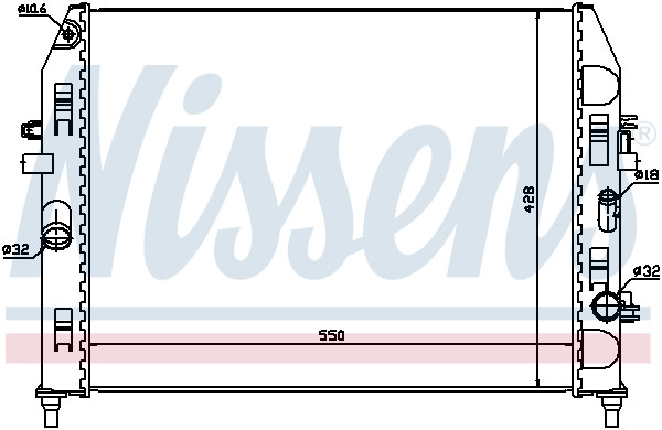 NISSENS Kühler, Motorkühlung
