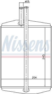 NISSENS Wärmetauscher, Innenraumheizung