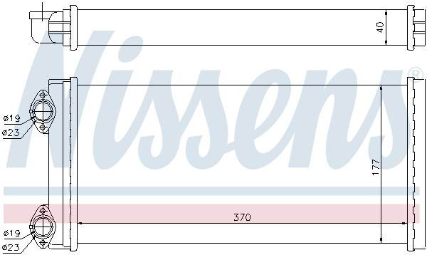 NISSENS Wärmetauscher, Innenraumheizung