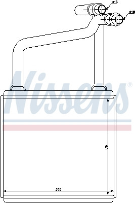 NISSENS Wärmetauscher, Innenraumheizung