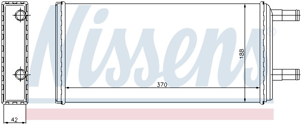 NISSENS Wärmetauscher, Innenraumheizung