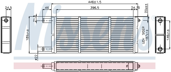 NISSENS Wärmetauscher, Innenraumheizung