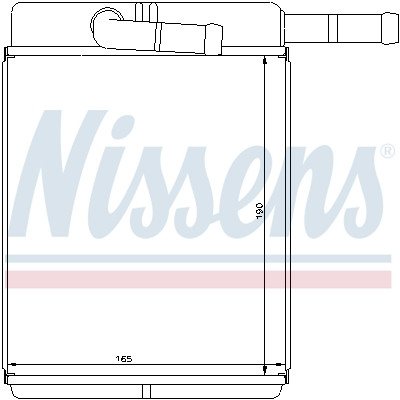 NISSENS Wärmetauscher, Innenraumheizung
