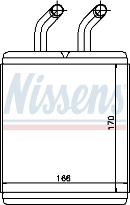 NISSENS Wärmetauscher, Innenraumheizung