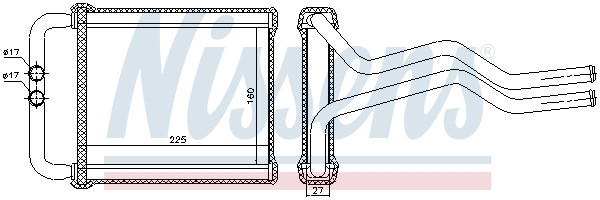 NISSENS Wärmetauscher, Innenraumheizung