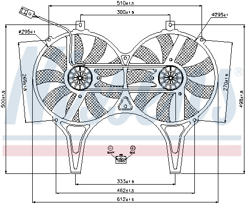 NISSENS Lüfter, Motorkühlung