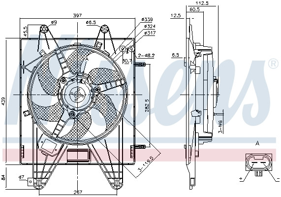 NISSENS Lüfter, Motorkühlung