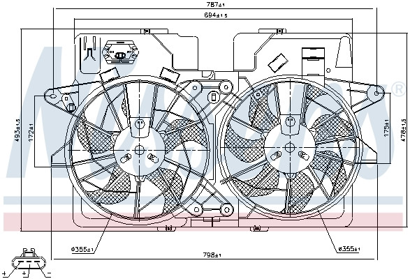 NISSENS Lüfter, Motorkühlung