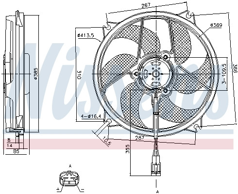 NISSENS Lüfter, Motorkühlung NISSENS Lüfter, Motorkühlung