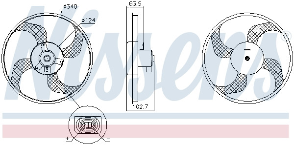 NISSENS Lüfter, Motorkühlung