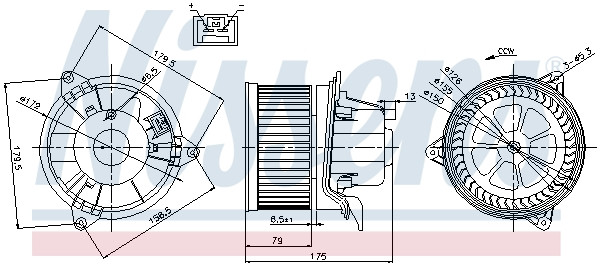NISSENS Elektromotor, Innenraumgebläse