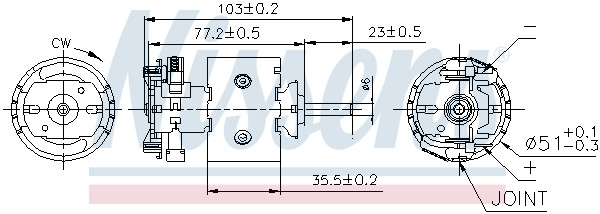 NISSENS Elektromotor, Innenraumgebläse