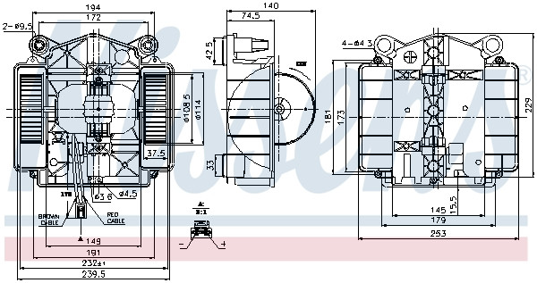 NISSENS Elektromotor, Innenraumgebläse