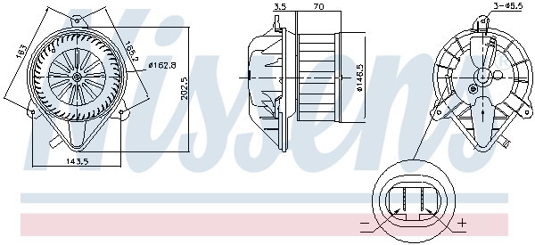 NISSENS Innenraumgebläse
