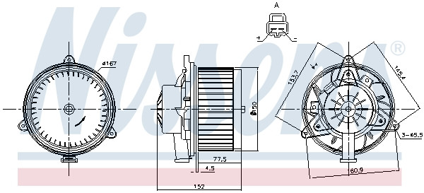 NISSENS Elektromotor, Innenraumgebläse