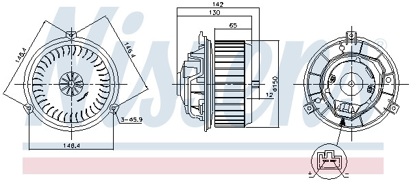 NISSENS Elektromotor, Innenraumgebläse NISSENS Elektromotor, Innenraumgebläse