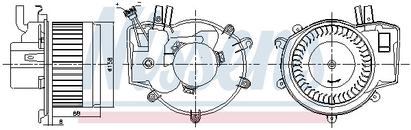 NISSENS Innenraumgebläse