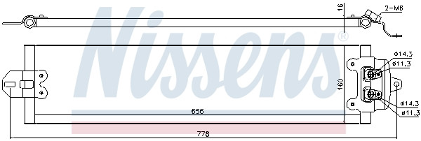 NISSENS Ölkühler, Automatikgetriebe