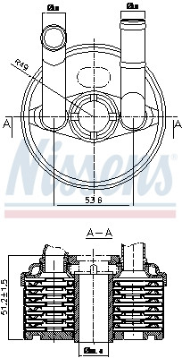 NISSENS Ölkühler, Automatikgetriebe