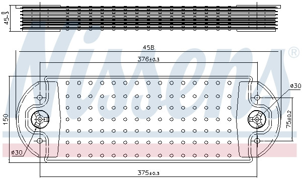 NISSENS Ölkühler, Motoröl