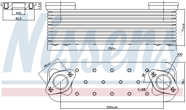 NISSENS Ölkühler, Motoröl