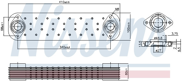 NISSENS Ölkühler, Motoröl