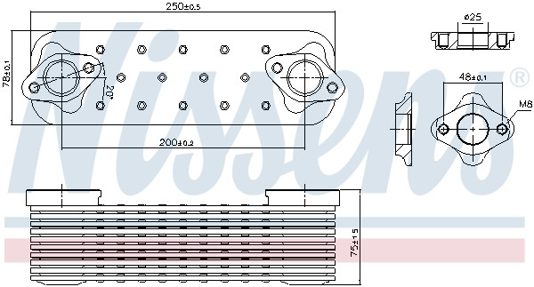 NISSENS Ölkühler, Motoröl