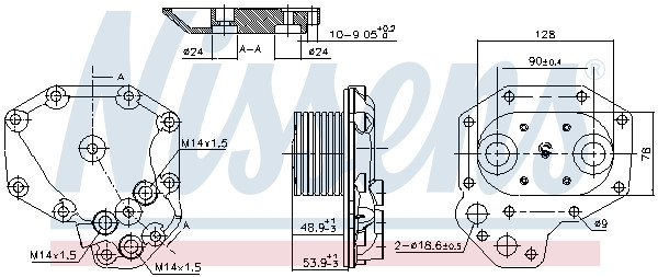 NISSENS Ölkühler, Motoröl