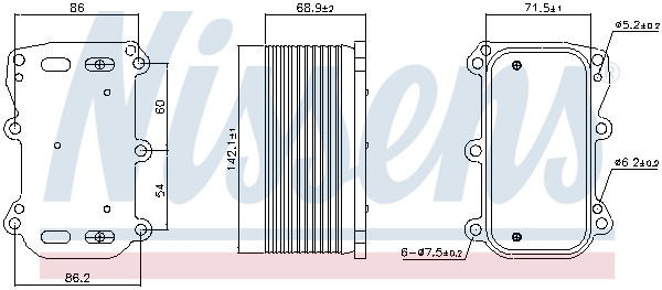 NISSENS Ölkühler, Motoröl