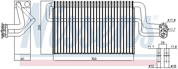 NISSENS Verdampfer, Klimaanlage