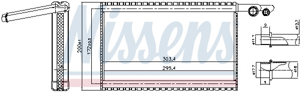 NISSENS Verdampfer, Klimaanlage