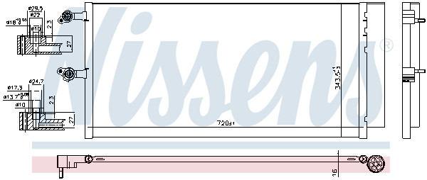 NISSENS Kondensator, Klimaanlage