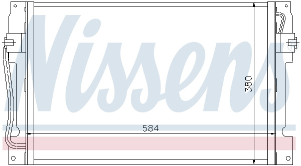 NISSENS Kondensator, Klimaanlage