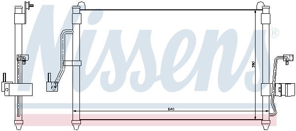 NISSENS Kondensator, Klimaanlage