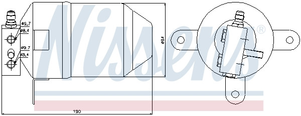 NISSENS Trockner, Klimaanlage