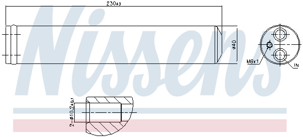 NISSENS Trockner, Klimaanlage