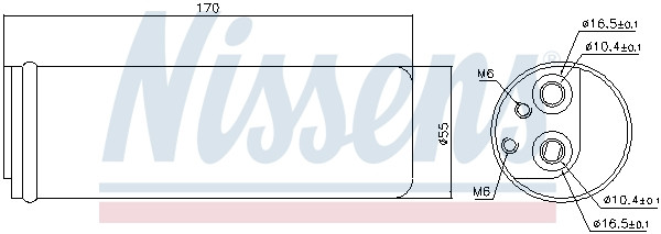 NISSENS Trockner, Klimaanlage