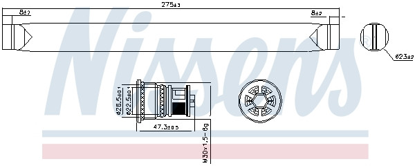 NISSENS Trockner, Klimaanlage