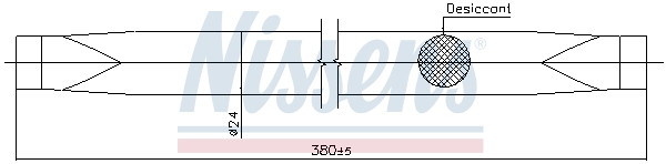 NISSENS Trockner, Klimaanlage