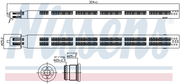 NISSENS Trockner, Klimaanlage