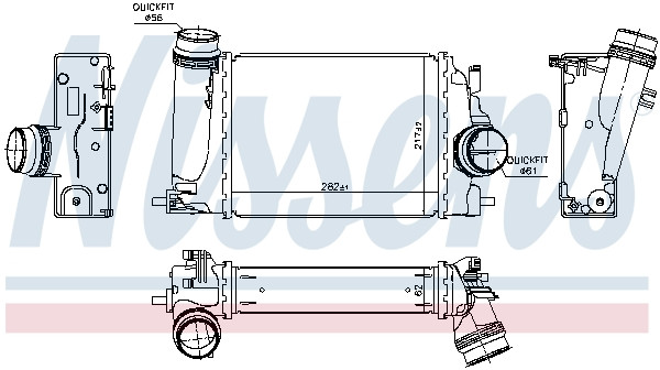 NISSENS Ladeluftkühler