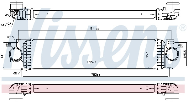 NISSENS Ladeluftkühler