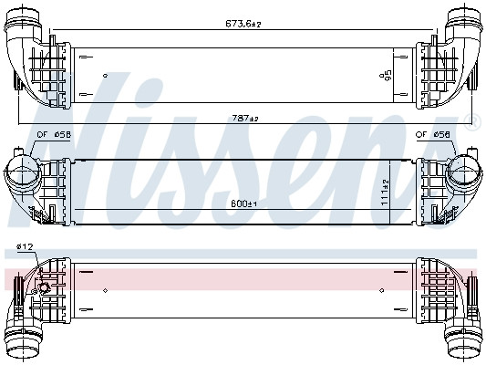 NISSENS Ladeluftkühler