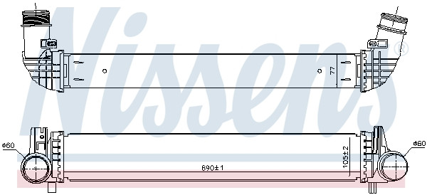 NISSENS Ladeluftkühler