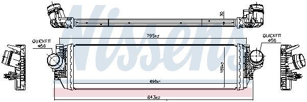 NISSENS Ladeluftkühler