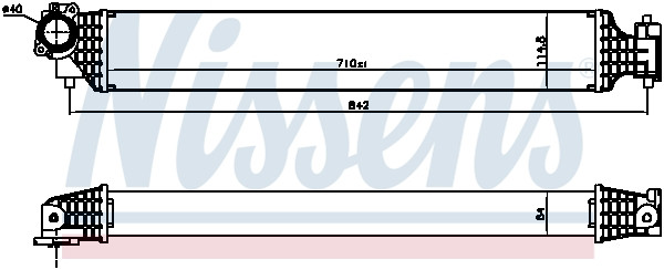 NISSENS Ladeluftkühler