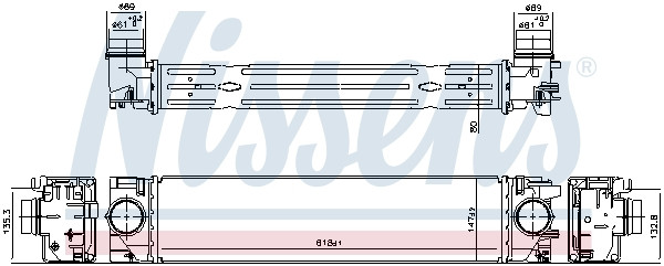 NISSENS Ladeluftkühler